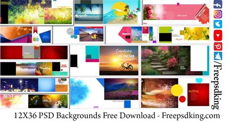 12X36 PSD Backgrounds Free Download - Freepsdking.com