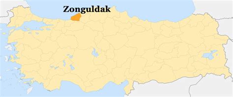 Zonguldak Map - Turkey