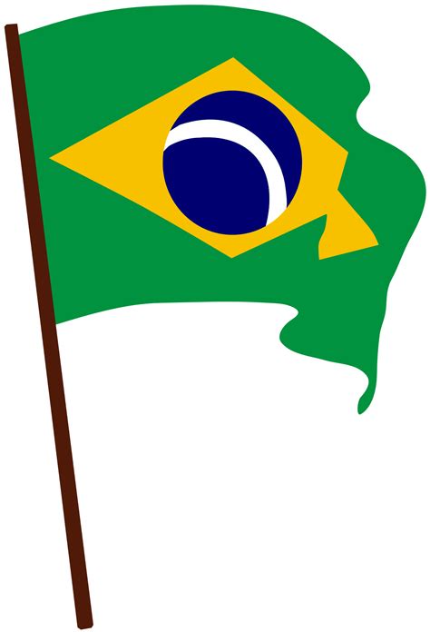 Brazilian Flag Vector - ClipArt Best