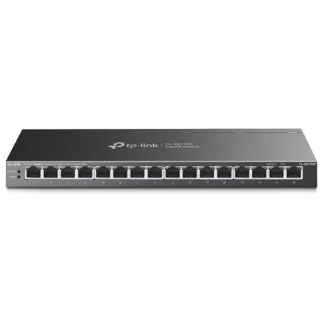 Tp-Link TL-SG116P 16-Port Gigabit Desktop Switch with 16-Port PoE+ ...