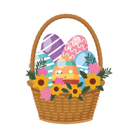 Easter Basket Vector Art, Icons, and Graphics for Free Download