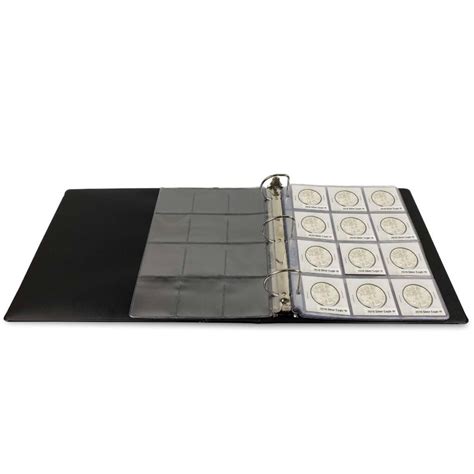 3 in. Album - Coin Collectors - Black - Coin and Stamp Supplies