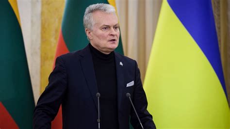 Lithuanian President Urges West To 'Cross Red Lines,' Consider Sending ...