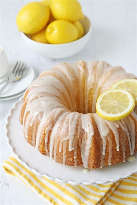 Lemon Bundt Cake - Glorious Treats