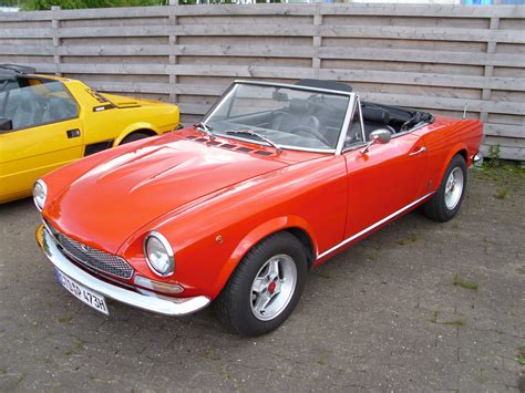 fiat, 124, Sport, Spider, 1600, Classic, Cars, Convertible, Italia ...