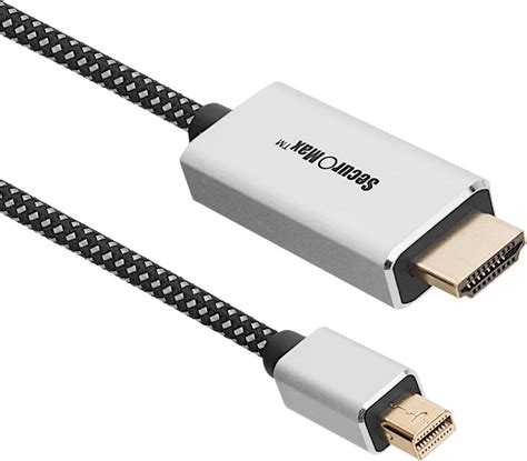 Amazon.com: Mini DisplayPort to HDMI Cable (4K 60Hz, 18Gbps, MiniDP ...