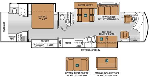 27 Foot Motorhome Floor Plans - floorplans.click