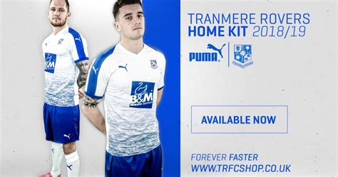 Tranmere Rovers 18-19 Home Kit Released - Footy Headlines