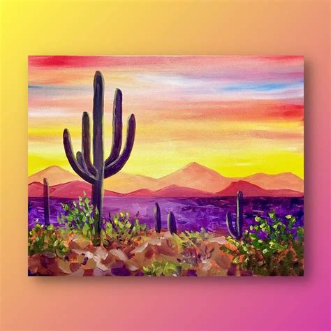 Desert Sun Painting Kit – Painting to Gogh