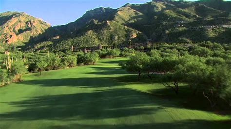 Loews Ventana Canyon Aerial View of Golf Courses and Hotel - YouTube