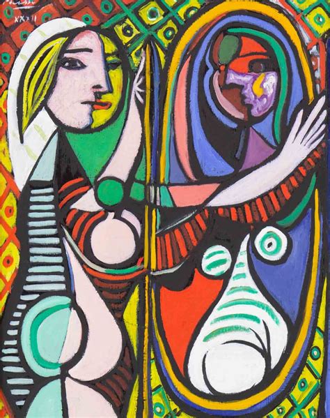 Girl Before a Mirror after Picasso | David Henty