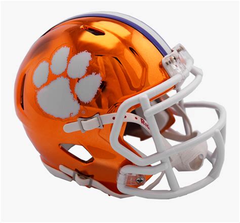 Transparent Clemson Helmet Png - Clemson Tigers Helmet , Free ...