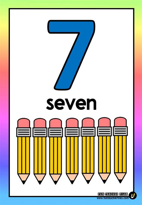 Numbers One to Ten Flashcards with Pictures - Fun Teacher Files