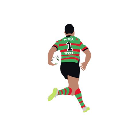 Latrell Mitchell South Sydney Rabbitohs #1 - Australie - T-Shirt ...