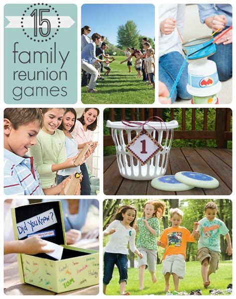 15 Fun Family Reunion Games