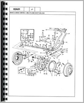 Ford 3000 Tractor Parts Manual