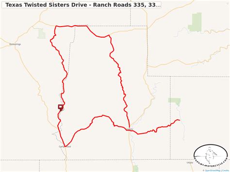 Texas Twisted Sisters Drive - Ranch Roads 335, 337, 336 - Utopia Texas ...