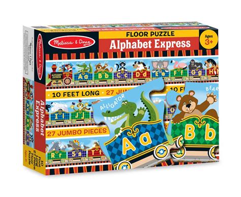 Melissa & Doug Alphabet Express Floor Puzzle