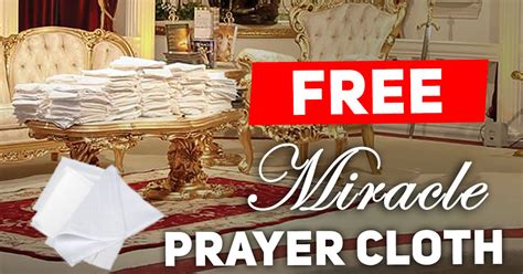 Get Your Free Miracle Prayer Cloth Today! - Click Here - Evangelist ...