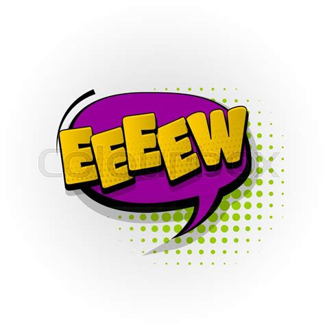 Eew sound hand drawn pictures effects. ... | Stock vector | Colourbox