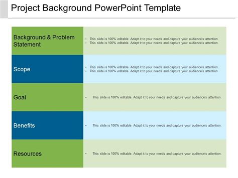 Project Background Powerpoint Template | Presentation Graphics ...