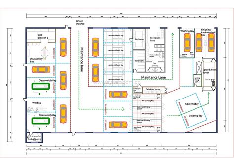 Auto Repair Shop Design Layout Examples