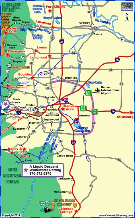 Map Of Fountain Colorado | secretmuseum