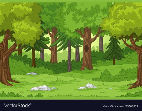 The Pointless Forest Cartoon Clipart