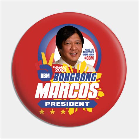 BBM BONGBONG MARCOS FOR PRESIDENT ELECTION 2022 TSHIRT - Bbm - Pin ...