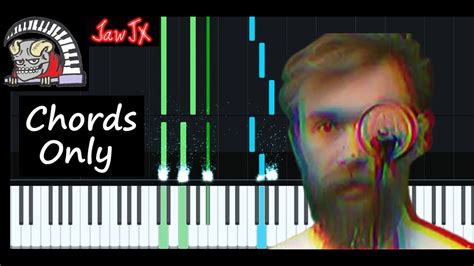 Jack Stauber - " Baby Hotline " Chords Only Piano Midi Synthesia How To ...