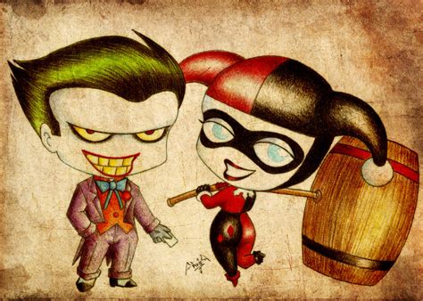 Joker and Harley Quinn Cartoon Style! - The Joker and Harley Quinn ...