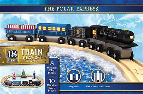 #42077, The Polar Express wooden train set - Bussinger Trains ... & Toys!