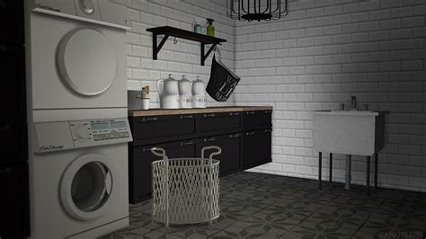 Sims 4 CC, sanoysims: Anye Laundry Room Set (TS4) As soon...