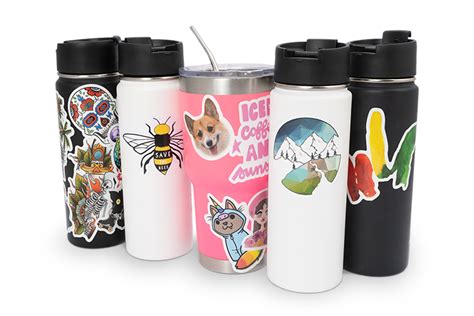 Water Bottle Stickers - 2 Day Turnaround | MakeStickers