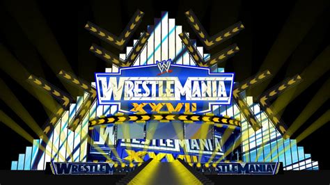 WWE WrestleMania 27 HD Stage Concept #2 | 3D Warehouse