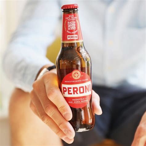 Bottle of Peroni Red Label Beer from Italy | Lisa Angel