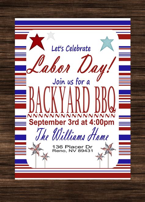 Labor Day BBQ Printable Invitation - Printables 4 Mom | Printable ...