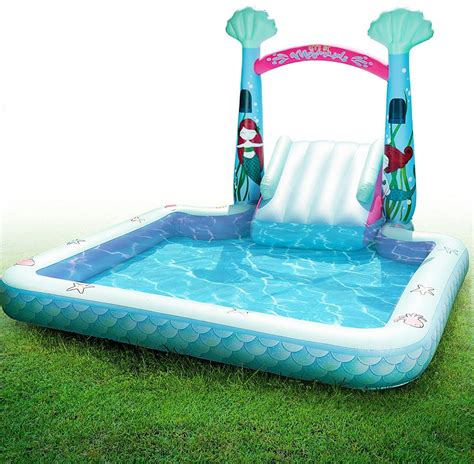 Water slip and slide for kids pool, Swimming pool for kids 3-10 Slides ...