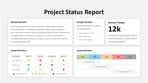 Project Status Report PowerPoint Template