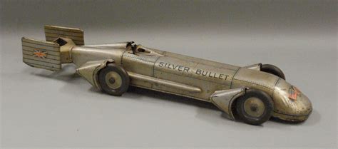 Bonhams Cars : A model of the Sunbeam Silver Bullet Land Speed Record car,