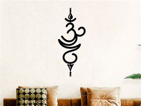 Om Wall Art, Om Sign Metal, Om Symbol Wall Decor, Om Wall Decor, Yoga ...