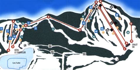 Ski Chantecler Trail Map Numbering System — Snowjournal 2.0