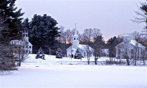 15 Prettiest Winter Villages in New England - New England Today