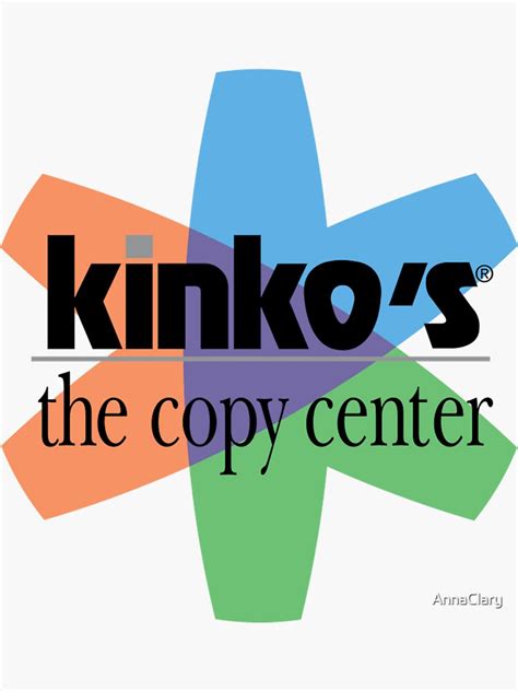 "Kinko's 2000s Printing Center" Sticker for Sale by AnnaClary | Redbubble