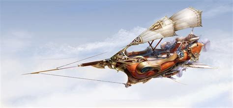 Fantasy Airship by yuchenghong on DeviantArt