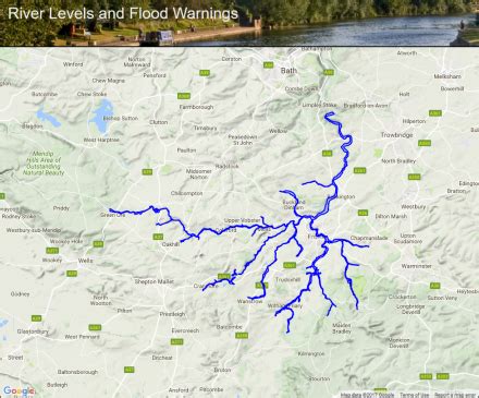 Somerset Frome area :: Flood alerts and warnings :: the UK River Levels ...