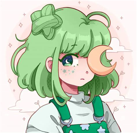 Green haired cartoon girl 💚 Cartoon Hair, Cartoon Girl Drawing, Anime ...