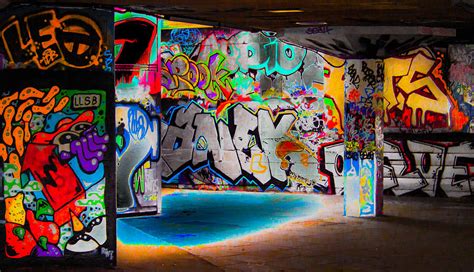 Skatepark Graffiti SouthBank 3 Digital Art by Mo Barton - Fine Art America