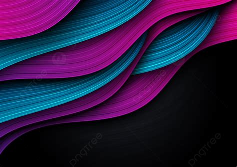 Abstract Modern Pink And Blue On Black Background With Stripe Line ...