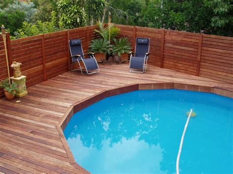 Incredible Round Above Ground Pool Decks for Pools Design | Round above ...